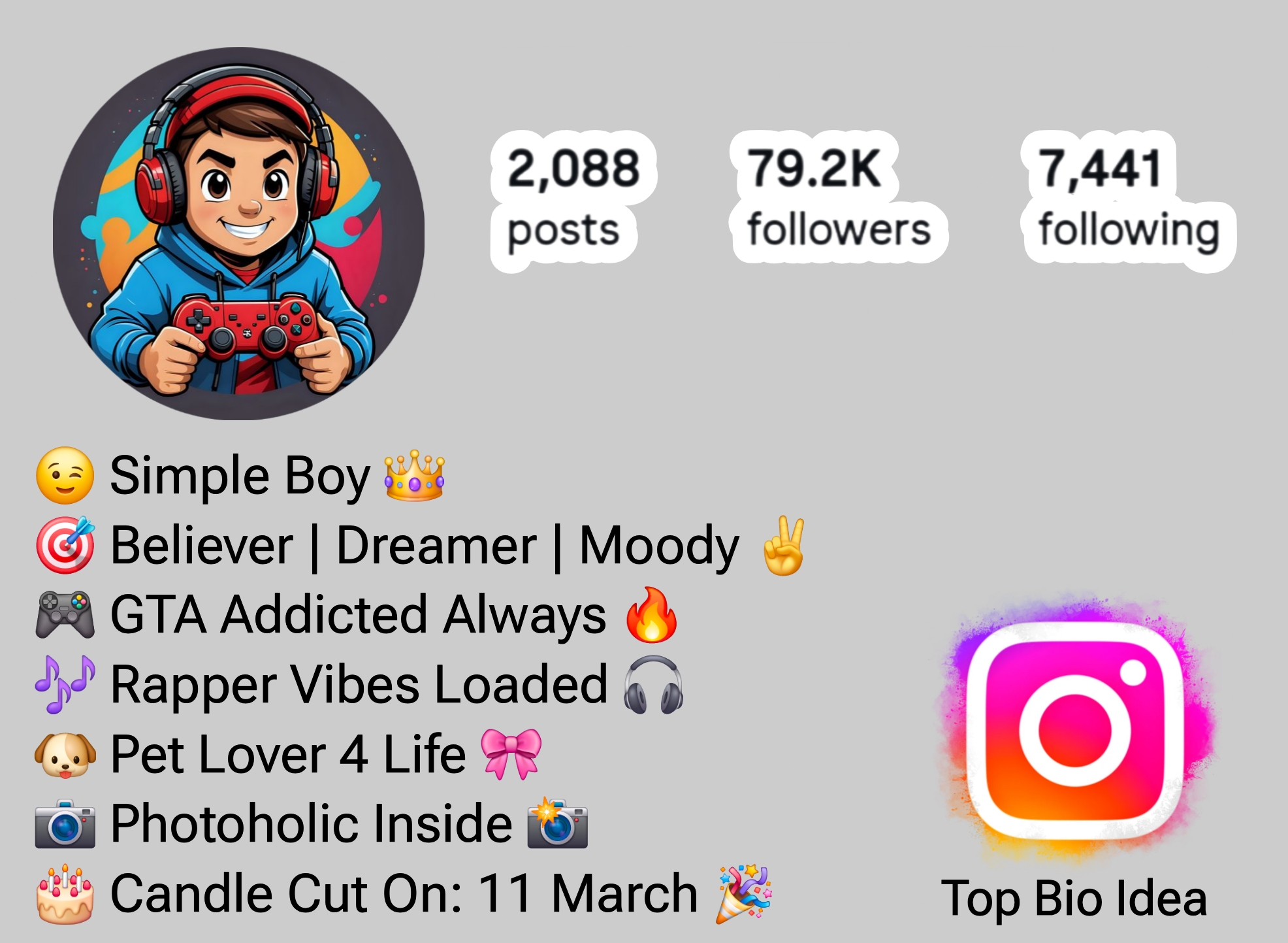 Instagram Bio For Gamers