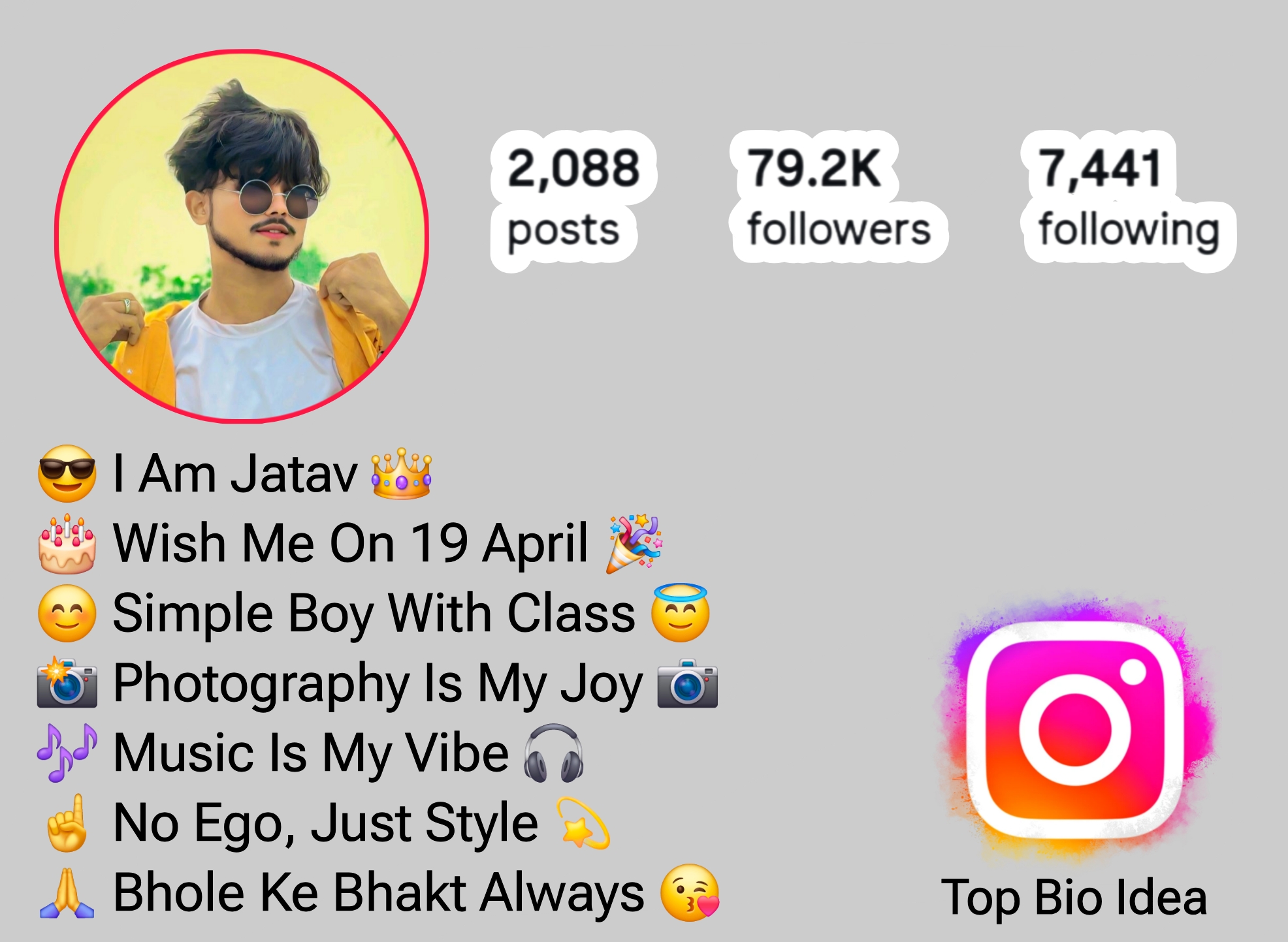 Jatav Bio For Instagram