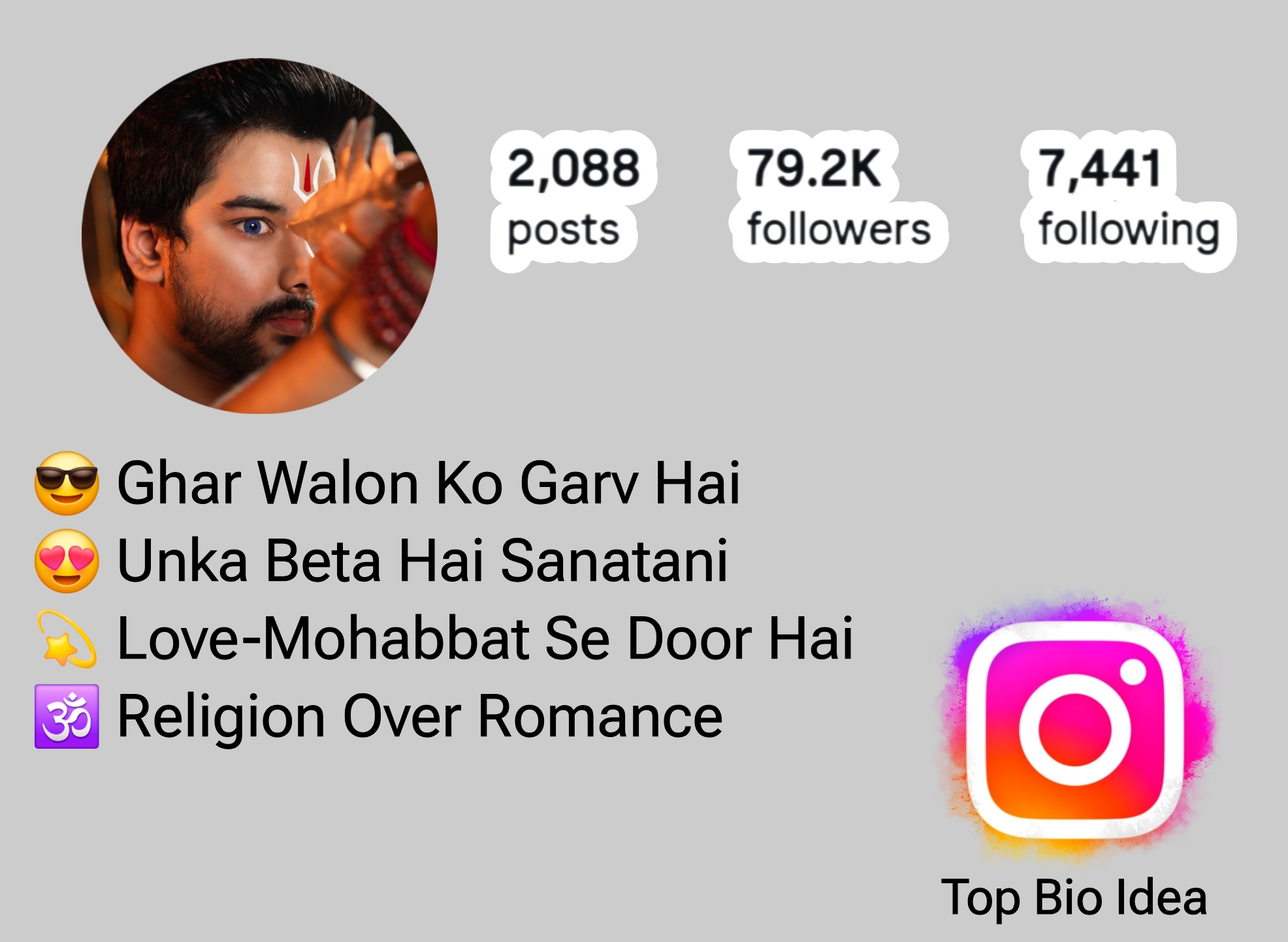Kattar Hindu Bio For Instagram