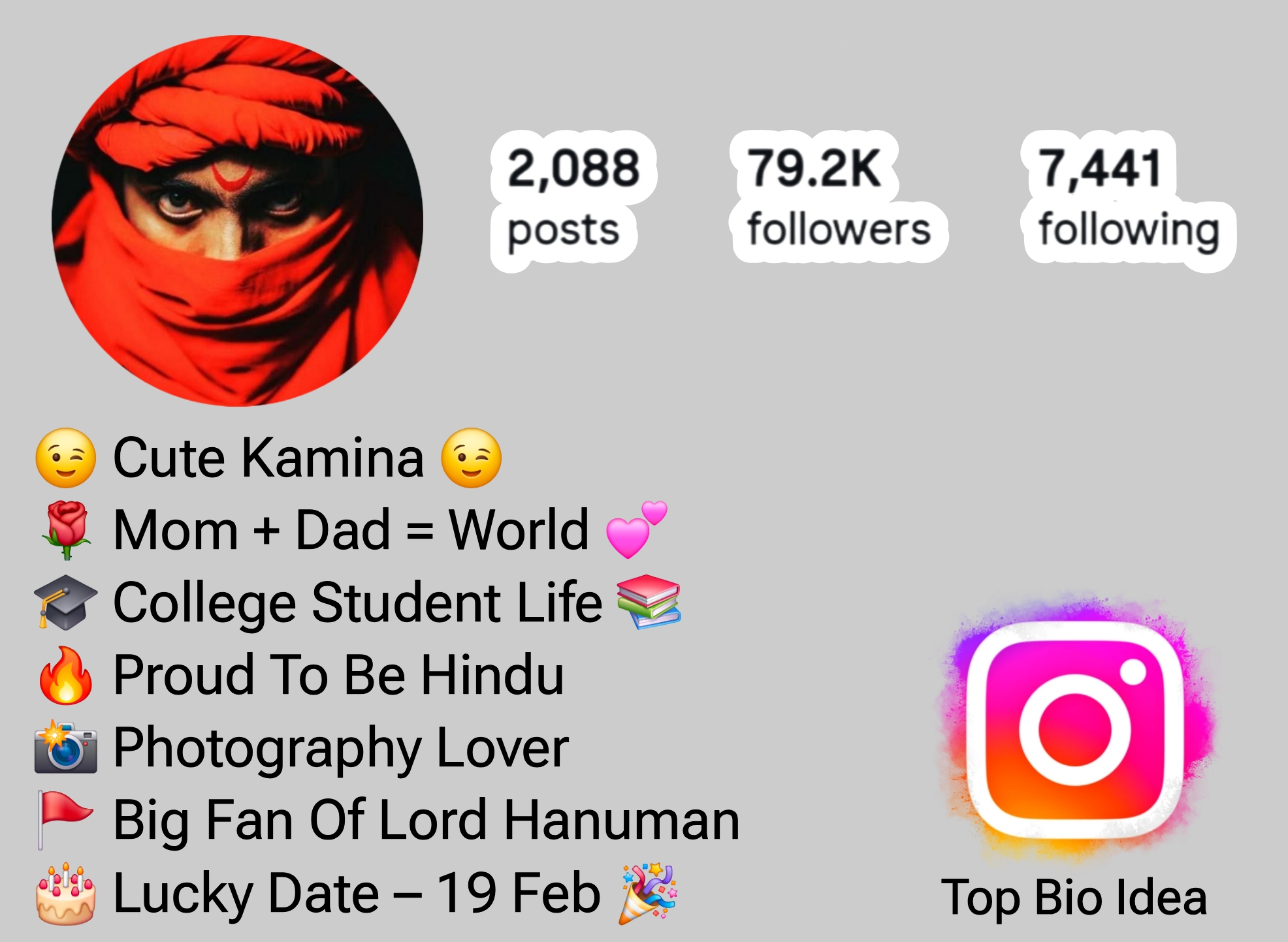 Kattar Hindu Bio For Instagram