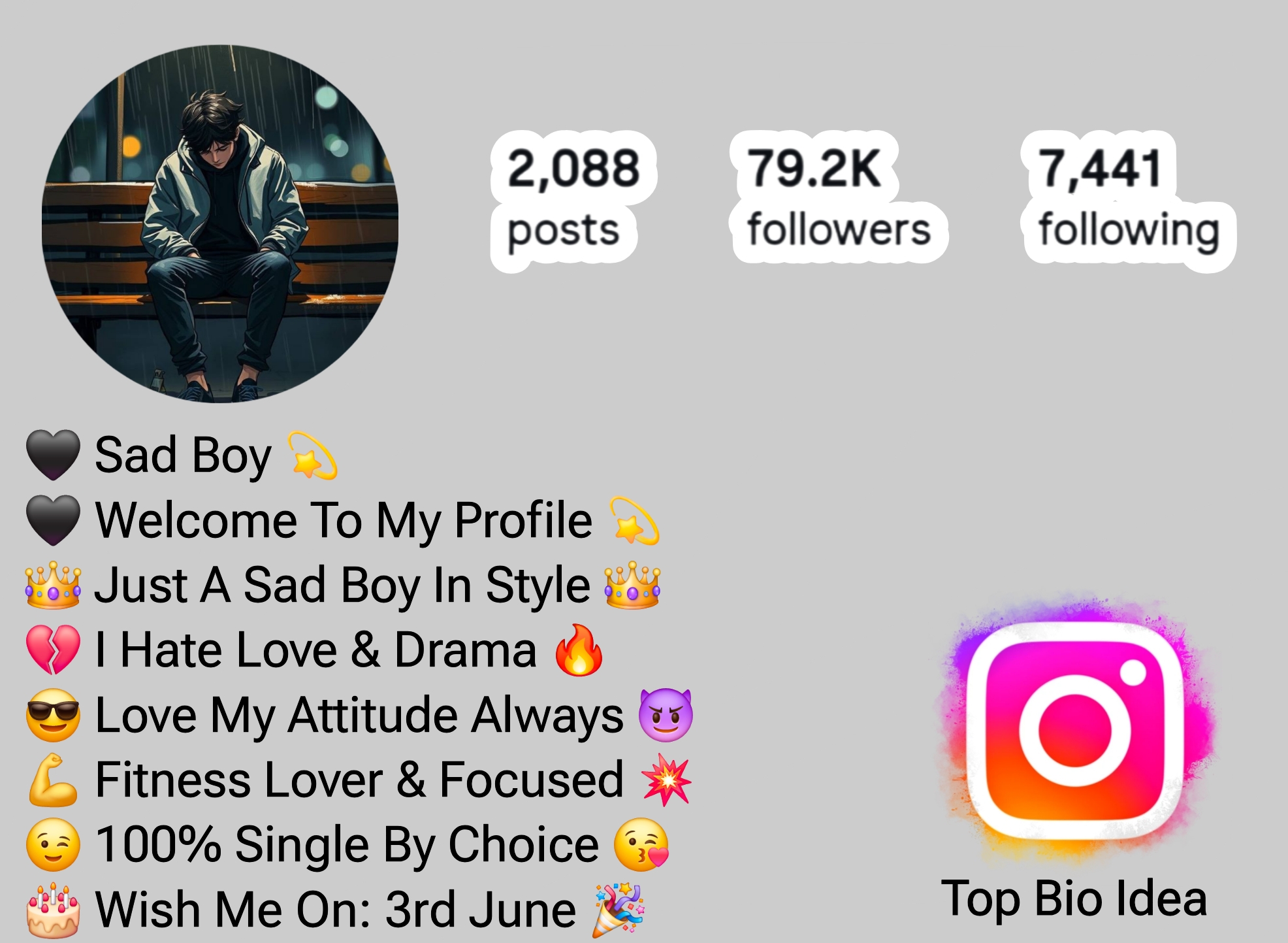Sad Bio For Instagram